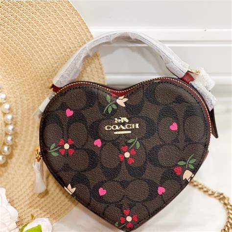 coach heart bags.